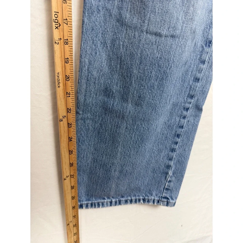 Cinch White Label Men's 100% Cotton Jeans 35x32 Blue Straight Leg Medium Wash